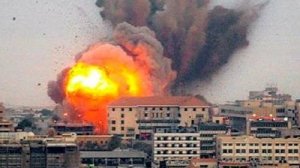 Qəzzanın bombalanması anbaan – Video