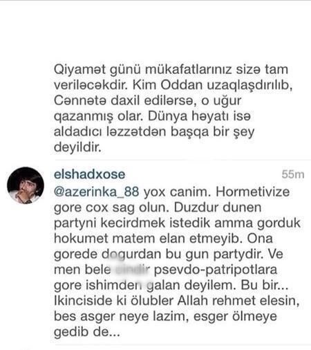 Elşad Xose şəhidlərimizin ruhunu təhqir etdi (FOTO)