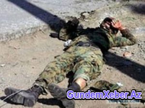 Əsgərlərimiz bir erməni hərbçini vurdu