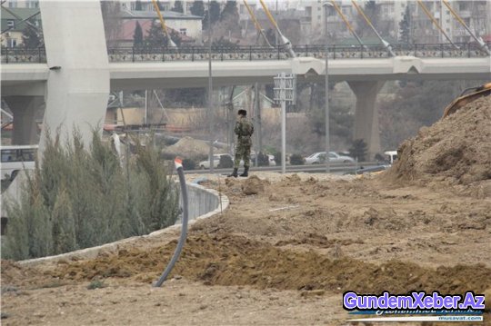 Bakı Olimpiya Stadionu ətrafında təhlükəsizlik tədbirləri gücləndirilib - REPORTAJ, FOTOLAR
