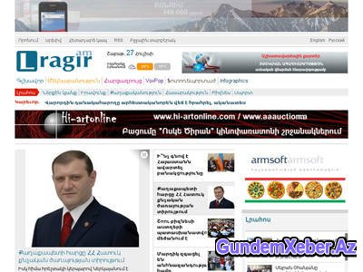 Ermənistanın “lragir.am” saytı: “Ermənistan bütün şanslarını itirmiş bir dövlətdir”