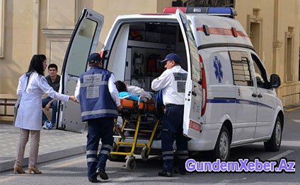 Zaqatalada bir maşın 3 qızı xəstəxanalıq etdi