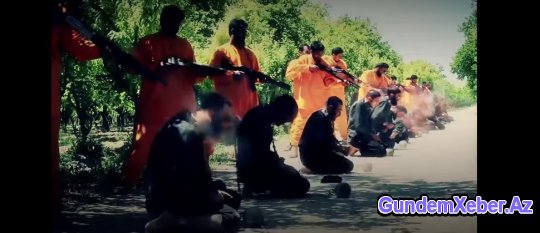 Terrorçular terrorçuları belə edam etdi - VİDEO 18+