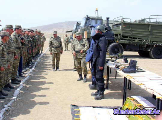 Ordumuz təlimlərə başladı (FOTO)