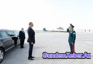 İlham Əliyev yeni sərhəd gözətçi gəmisi ilə tanış oldu