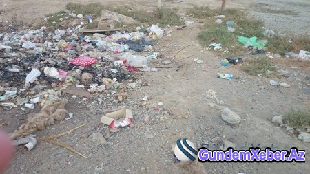 Qaradağ İcra Hakimiyyətinin bir addımlığında olan “zibil poliqon”u -FOTOLAR
