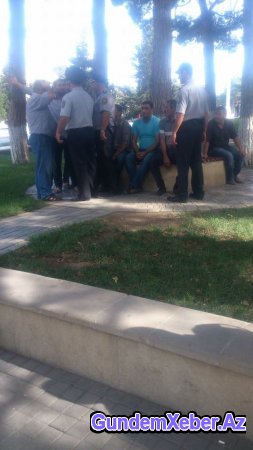 Sumqayıtda kütləvi etiraz - Polis müdaxilə etdi - FOTO