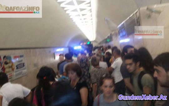 Bakı metrosunda faciə - YENİLƏNİB - FOTO