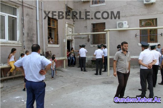 Sumqayıtda ara qarışdı: yol bağlandı, intihara cəhd olundu - FOTOLAR