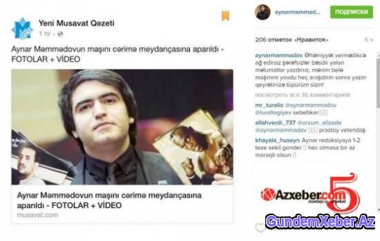 Ziya Məmmədovun qardaşı oğlu söyüşlə mətbuatın üzərinə hücuma keçdi - "Qeyrətinizə tüpürüm..." (Foto)