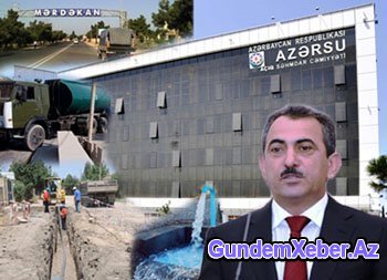 "Azərsu" köçkünlərə hələ də dəniz suyu içirir