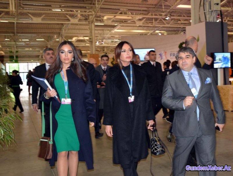 Mehriban Əliyeva və Leyla Əliyeva Parisdə BMT-nin İqlim Dəyişikliyi üzrə 21-ci Konfransda iştirak ediblər