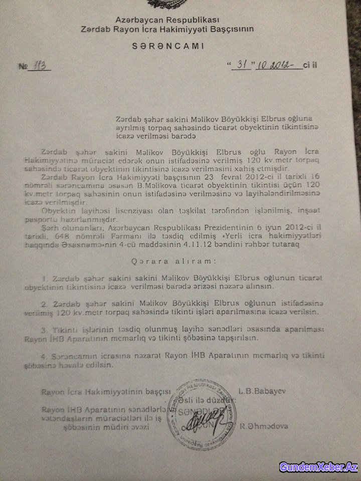 Lütfəli Babayev büdcə pullarını necə mənimsəyir?