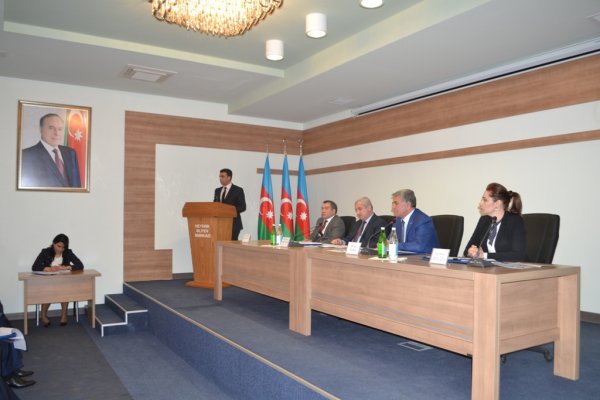Biləsuvar rayonunda 2015-ci ilin sosial-iqtisadi inkişafının yekunları və qarşıda duran vəzifələrə həsr olunmuş hesabat yığıncağı keçirildi.