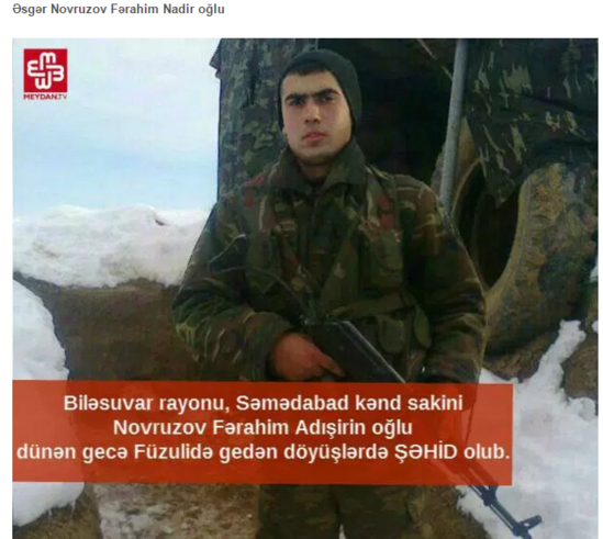 1-5 aprel arası döyüşdə həlak olan ŞƏHİDLƏRİMİZİN TAM SİYAHISI - FOTOLAR - 93 ŞƏHİD