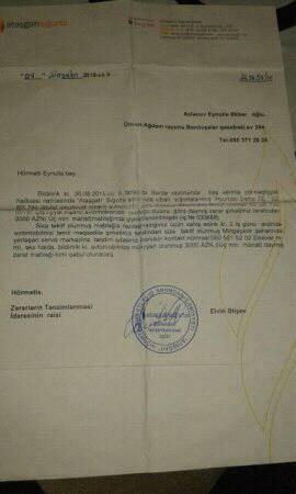 Atəşgah Sığorta Şirkətinin Bərdə FIRILDAĞI