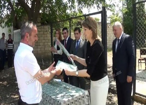 Qarabağ müharibəsi əlillərinə ev verildi