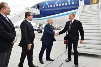 Prezident İlham Əliyev Polşaya işgüzar səfərə gəlib