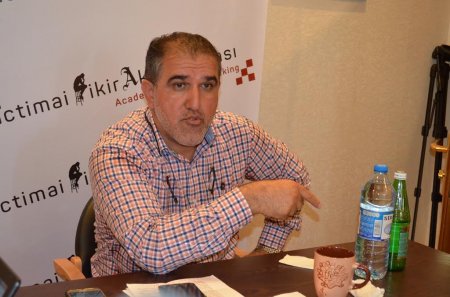  Rauf Arifoğlu İctimai Fikir Akademiyasının qonağı oldu: 'Bizdə siyasilərin mətbuatla davranış kültürü yoxdur'