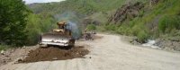 Qondarma rejimin rəhbəri Kəlbəcər-Ağdərə yolunun tikintisində - FOTO/VİDEO