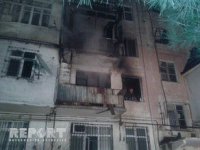 Bakıda mənzildə partlayış - Foto