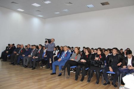 1 dekabr - AİDS-lə Beynəlxalq Mübarizə gününə həsr olunmuş tədbir keçirilib - FOTO
