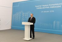 Prezident İlham Əliyev: "Mənzil almağa imkanı olmayanlar üçün dövlət öz yardımını əsirgəməməlidir"