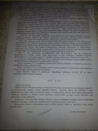 Sahibkarlar məhkəmə hakimlərinə od püskürür
