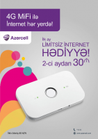 4G Mi-Fi və 3G USB modem kampaniyası başlandı