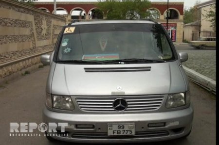 Hacıqabulda ov edən ərəblərin atdığı güllə mikroavtobusa dəydi
