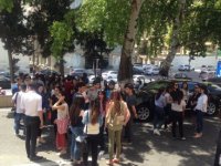 Bakıda aksiya keçirən tələbələrə GÜZƏŞT - FOTO
