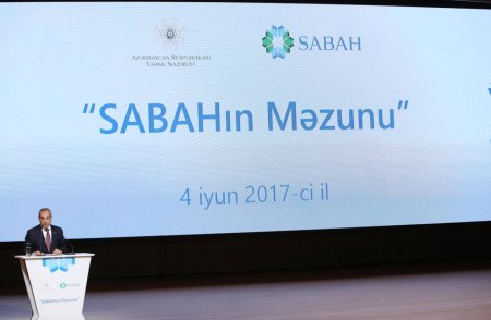 Heydər Əliyev Fondunun vitse-prezidenti Leyla Əliyeva "SABAH-ın məzunu" mərasimində iştirak edib - FOTO