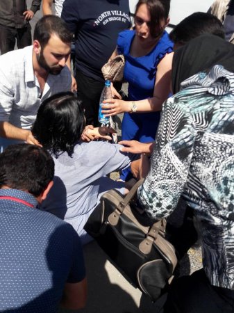 Bakıda sərnişin avtobusları toqquşdu: Yaralılar var - FOTO