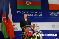 İlham Əliyevin Polşaya səfəri başa çatdı