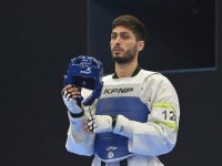 DÇ: Taekvondoçumuz yarımfinala yüksəldi