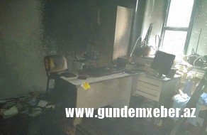 Qax Mərkəzi Rayon Xəstəxanasında yanğın baş verib
