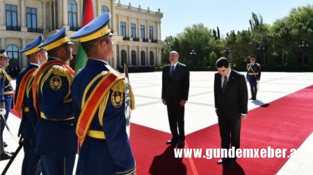 Türkmənistan prezidenti Bakıda: qarşılıqlı əməkdaşlıq sənədləri imzalanıb