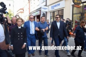 Saakaşvili Kiyevə gələn qatara mindi: Polşa-Ukrayna sərhədi bağlandı