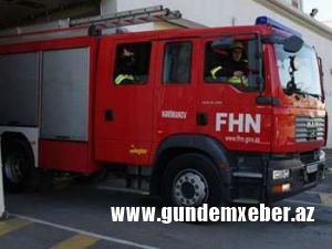 Gədəbəydə 8 otaqlı ev yanıb