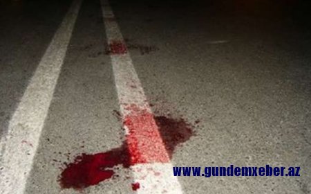 Piyadanı vuran sürücü hadisə yerindən qaçıb