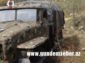 Ermənistan ordusuna məxsus avtomobil qəza törədib, 4 nəfər yaralanıb - FOTO