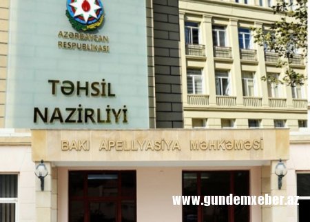"Təhsil Nazirliyi diplomumun tanınmasına görə məndən rüşvət tələb edir"