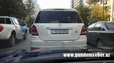 Üzərində Emənistan bayrağının emblemi olan avtomobil kimindir? — FOTO