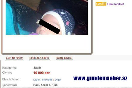 Vicdansızlığın son həddi-uşağını satmaq istəyən ailə yoxa çıxdı