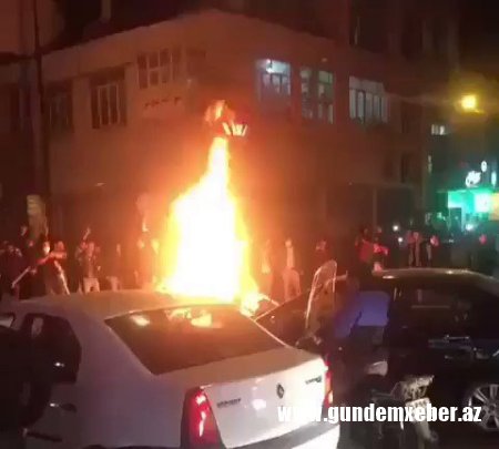 "Rədd olsun Xamenye” şüarı ilə  etirazlar yenidən alovlandı - FOTOLAR