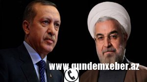 Ərdoğan İran prezidenti ilə Afrindəki vəziyyəti müzakirə etdi