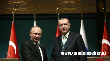 Ərdoğan və Putin telefon söhbəti zamanı Suriyada durumu müzakirə edib