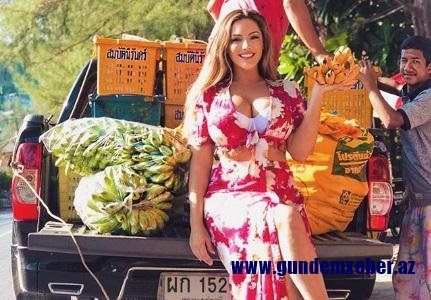 Küçədə hər kəs ona baxdı - foto