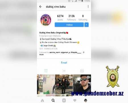 “İnstagram”da tanış olduğu şəxsin mobil telefonunu oğurlayan Bakı sakini saxlanılıb
