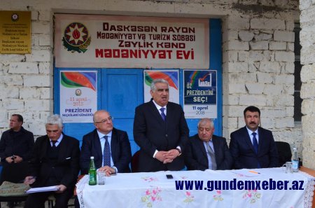 İcra Başçısı Zəylik kəndində səyyar qəbulu keçirib